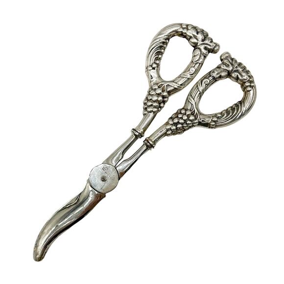 Antique Sterling Silver Grape Shears – Hans Jensen Danish Design by Voss Cut Co. - Picture 1 of 13